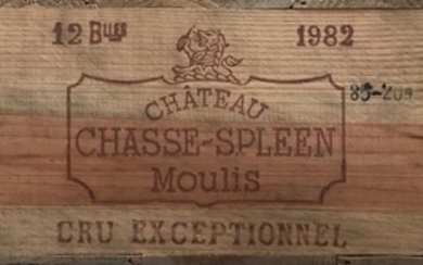 Château Chasse-Spleen 1982 Moulis-en-Medoc 12 bottles owc