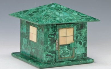 small house of malachite, latter, door to...