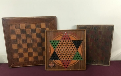 3 Antique Game Boards
