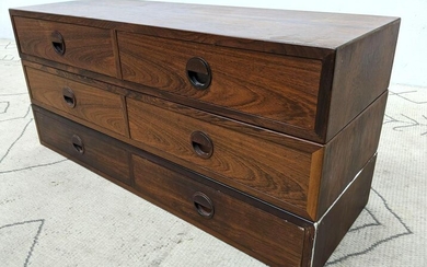 3 HG Furniture Wall Desk Cabinets. Rosewood. HANSEN and