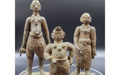 3 Rare Majapahit Era Bronze (1253-1537) Java, Indonesia
