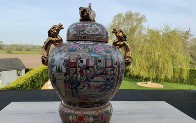3-piece set Chinese porcelain H45cm