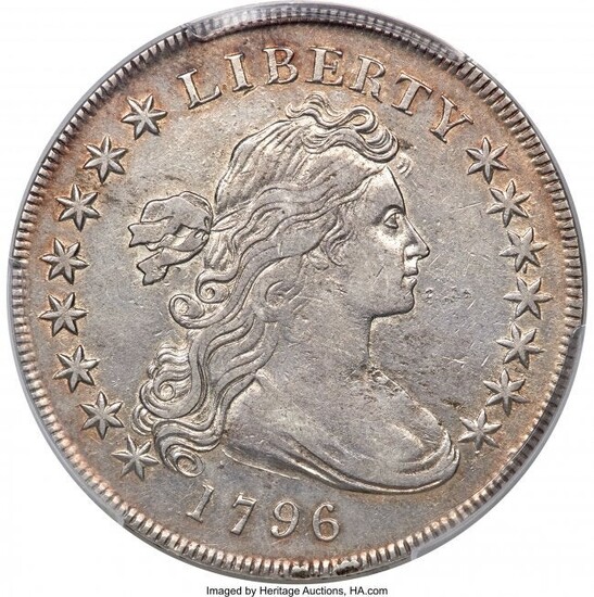 3254: 1796 $1 Small Date, Large Letters, B-4, BB-61, R.