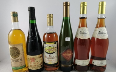 37 btls de vins divers de 1968 à 1999
