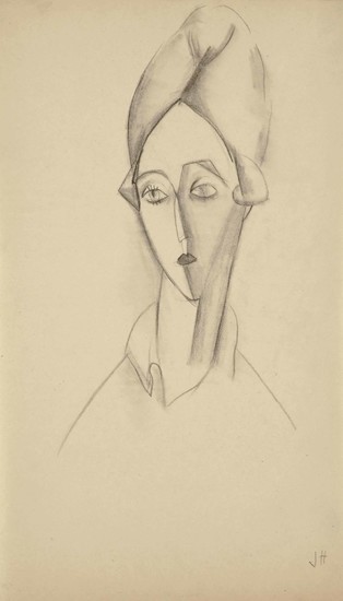 Jeanne Hébuterne (1898-1920), Étude de visage féminin
