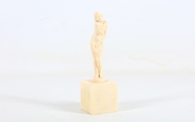 An Art Deco ivory figure of a female...