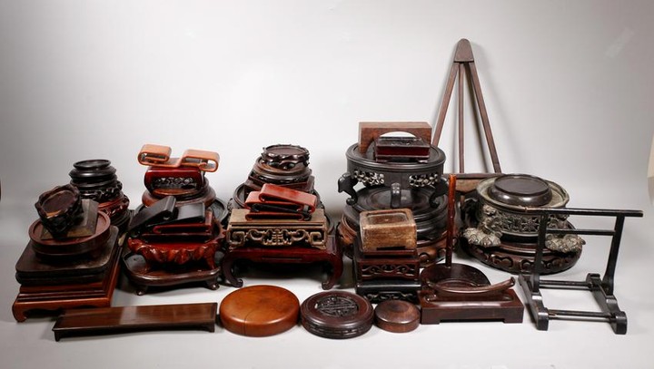 50+ Chinese Antique Hardwood Stands