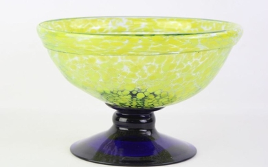 An Art Glass Bowl (H 17cm Dia 22cm)