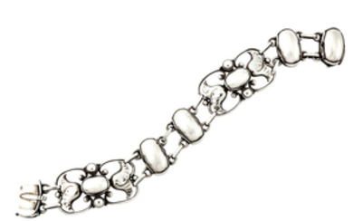 A fancy-link bracelet, by Georg Jensen, 1954-55 The...