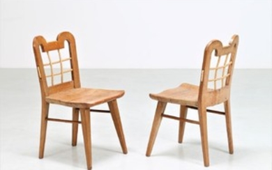 GUGLIELMO PECORINI Pair of chairs.