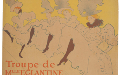 Henri de Toulouse-Lautrec (French, 1864–1901), La Troupe de Madamoiselle Églantine