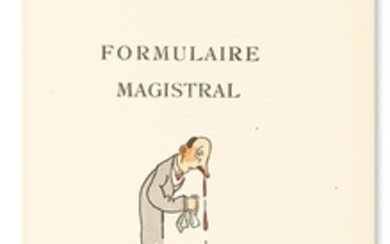 (MEDICINE) - Hemard, Joseph. Formulaire Magistral. With stencil-colored illustrations.