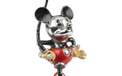 A scarce painted Mickey Mouse mascot, by Desmo, British, circa 1930