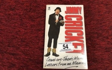 Signed Jimmy Cricket book