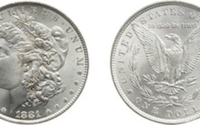 Silver Dollar, 1881, PCGS MS 66