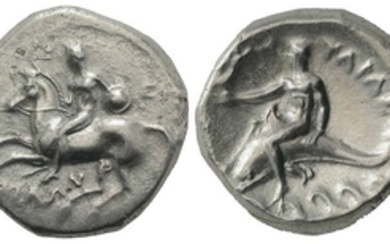 Southern Apulia, Tarentum, c. 302-280 BC. AR Nomos (21mm, 7.74g,...