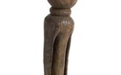 A TOBA WOODEN FIGURE OF A STANDING ANCESTOR FROM TOGO,...