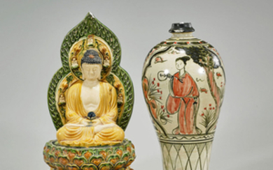 Two Chinese Glazed Ceramics