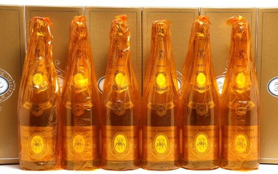 6 bts. Champagne “Cristal”, Louis Roederer 2005 A (hf/in). Oc.