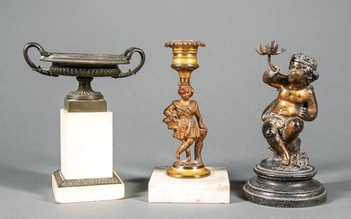 Four Decorative Bronze Items