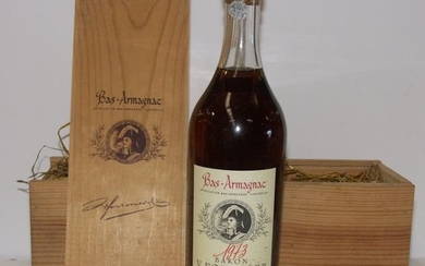 1 Btle Bas Armagnac Baron V. Fournier 1973 en coff…