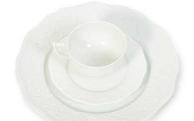 A 48-Piece Limoges Ceralene Porcelain Hawthorn Pattern Partial Dinner Service
