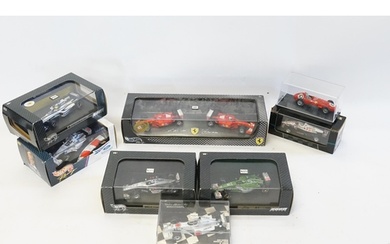 A Collection of 8 x 1/43rd scale Boxed Formula 1 Cars to inc...