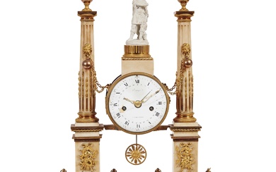 A FRENCH MANTEL CLOCK, 19TH CENTURY