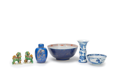 A GROUP OF EXPORT PORCELAIN Kangxi and later