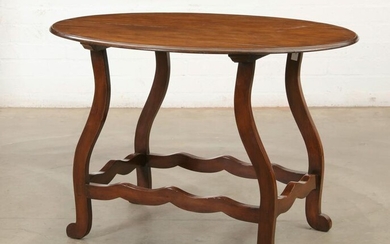 A Gemelli 'Luna' Baroque style mahogany table