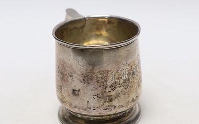 A George V silver christening mug, maker W. Neale Ltd, Birmi...