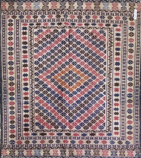 A HAND KNOTTED PERSIAN SOMAK