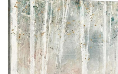 A Winter Woodland Walk Canvas Reproduction Print