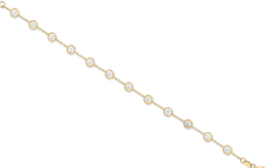 A diamond bracelet