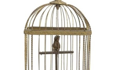 A mechanical bird cage