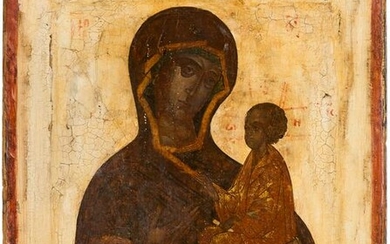AN ICON SHOWING THE TIKHVINSKAYA MOTHER OF GOD Russian