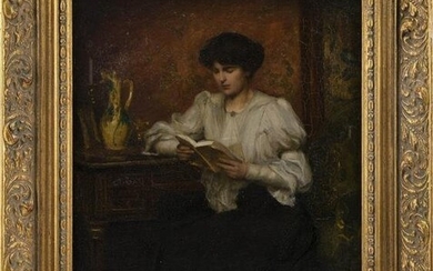 ARTHUR HILL (England, 19th Century), A young woman