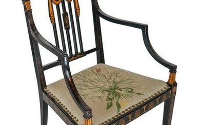 Adam-Style Arm Chair