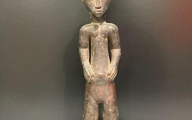 African Carved Female Statue