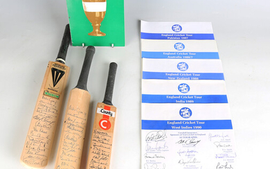 An Australian Cricket Board Centenary Test Dinner menu, dated 14th March 1977, signed by approximate