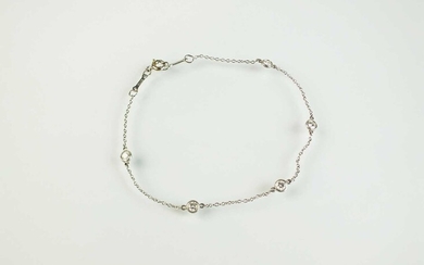 An Elsa Peretti Tiffany & Co 'Diamonds by the Yard' bracelet
