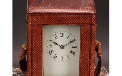 An early 20th century brass carriage clock, 5.5cm rectangula...
