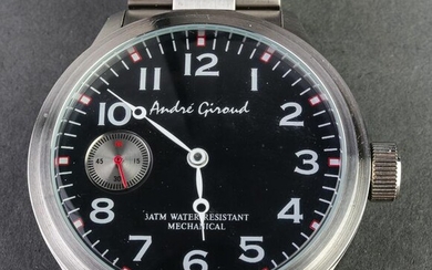 Andre Giroud Stainless Steel Mechanical Watch