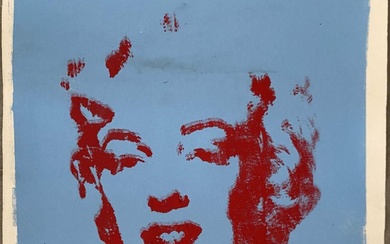 Andy Warhol (after) - Marylin (Red/Blue)