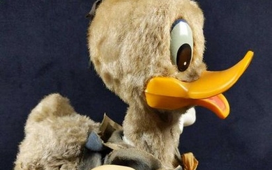 Antique Donald Duck Plush Battery Operated Toy