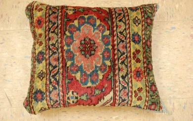 Antique Hand Made of Caucasian Pillow Cushion Rug 1'2"