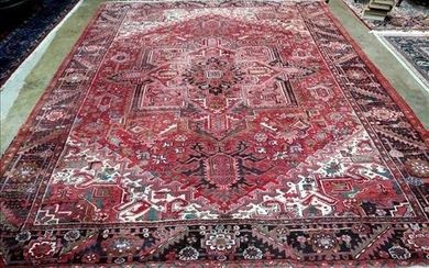 Antique Persian hand knotted rug, 9.8 ft. x 12.10 ft.