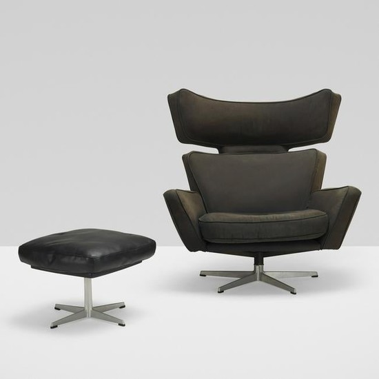 Arne Jacobsen, Ox lounge chair and ottoman