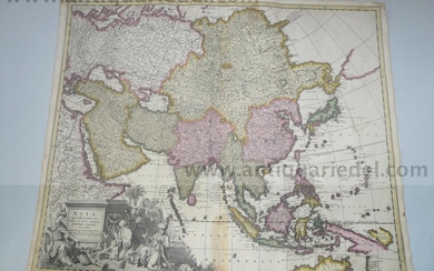 Asia/Australia Generalmap, Valk G+L, anno 1700, Japon, part of A