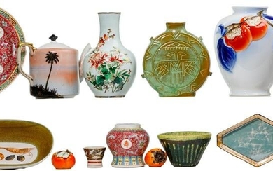 Asian and English Pottery and Porcelain Assortment